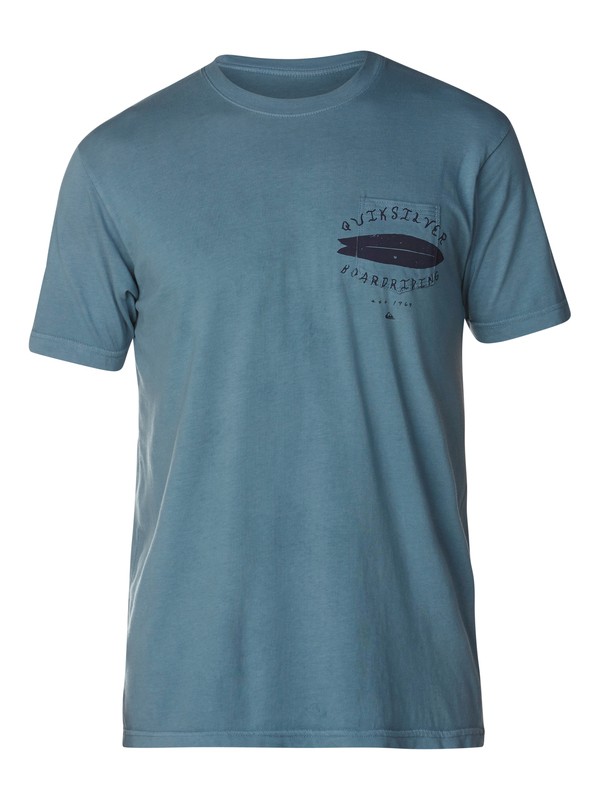 quiksilver, Up The Middle Slim Fit T-Shirt, BLUESTONE (bmc0) 0 Up The Middle Slim Fit T-Shirt AQYZT03058 Quiksilver