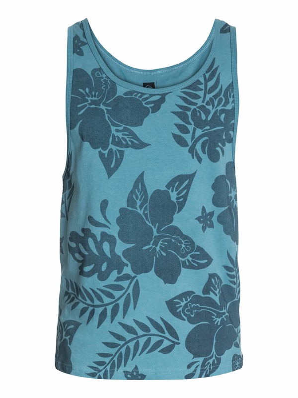 quiksilver, Aloha Friday Slim Fit Tank, BLUESTONE (bmc0) 0 Aloha Friday Slim Fit Tank AQYZT03068 Quiksilver