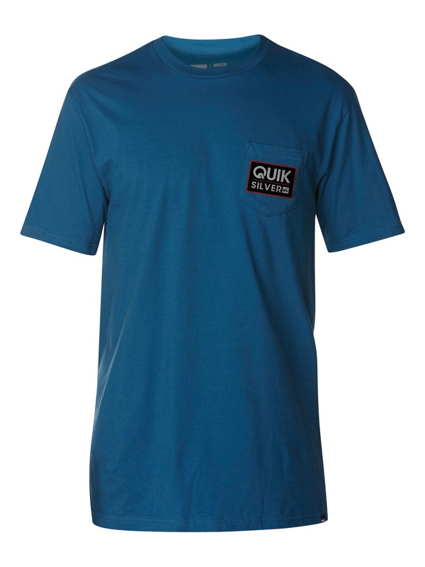 quiksilver, Recap Slim Fit T-Shirt, MOROCCAN BLUE (bsg0) 0 Recap Slim Fit T-Shirt AQYZT03090 Quiksilver