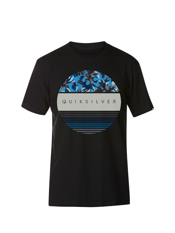 quiksilver, Colour Wheel T-Shirt, BLACK (kvj0) 0 Colour Wheel T-Shirt AQYZT03103 Quiksilver