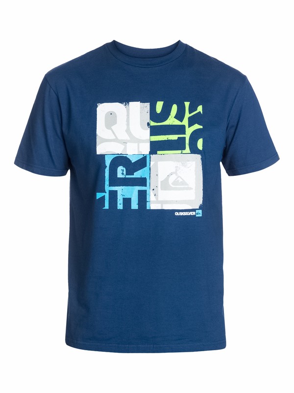 quiksilver, Reflexed Tee, ESTATE BLUE (bsw0) 0 Reflexed Tee AQYZT03118 Quiksilver
