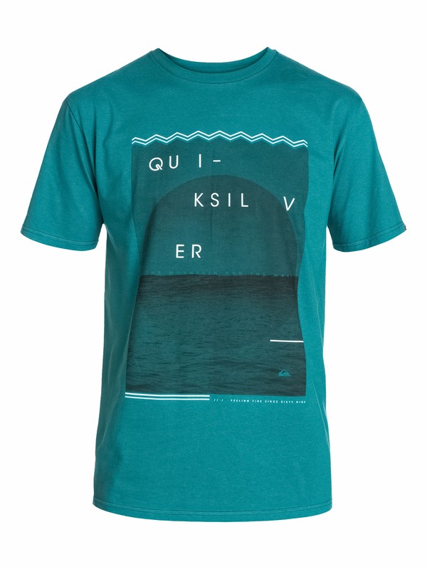quiksilver, Swell Modern Fit T-Shirt, BAYOU (bqj0) 0 Swell Modern Fit T-Shirt AQYZT03126 Quiksilver