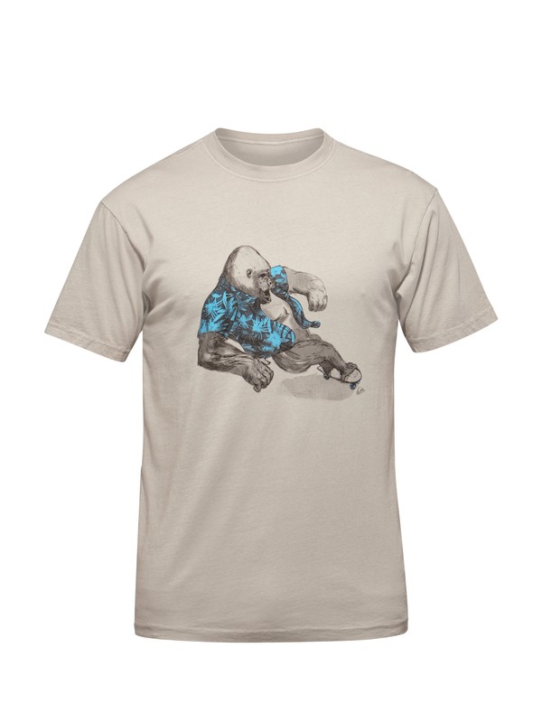 quiksilver, Big Shred Modern Fit T-Shirt, GRAVEL (sjj0) 0 Big Shred Modern Fit T-Shirt AQYZT03135 Quiksilver