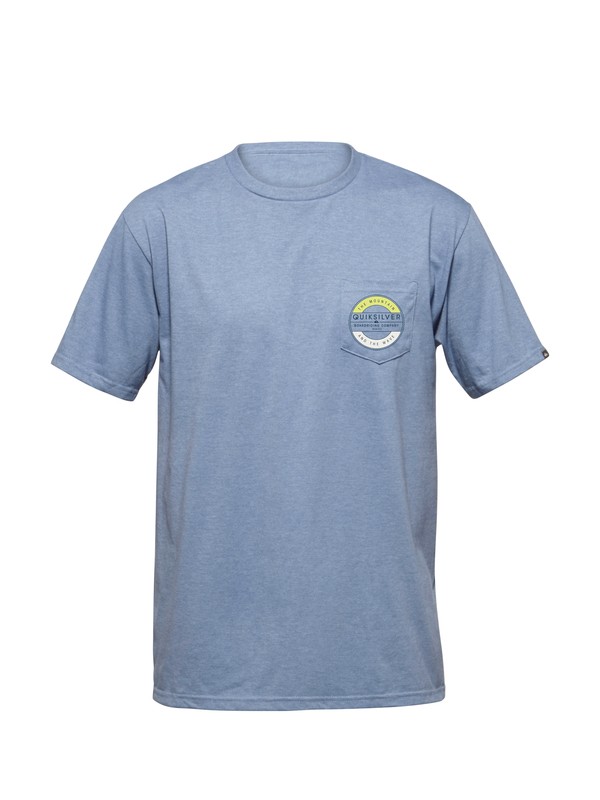 quiksilver, Frizbee Modern Fit T-Shirt, BLUESTONE HEATHER (bzjh) 0 Frizbee Modern Fit T-Shirt AQYZT03147 Quiksilver