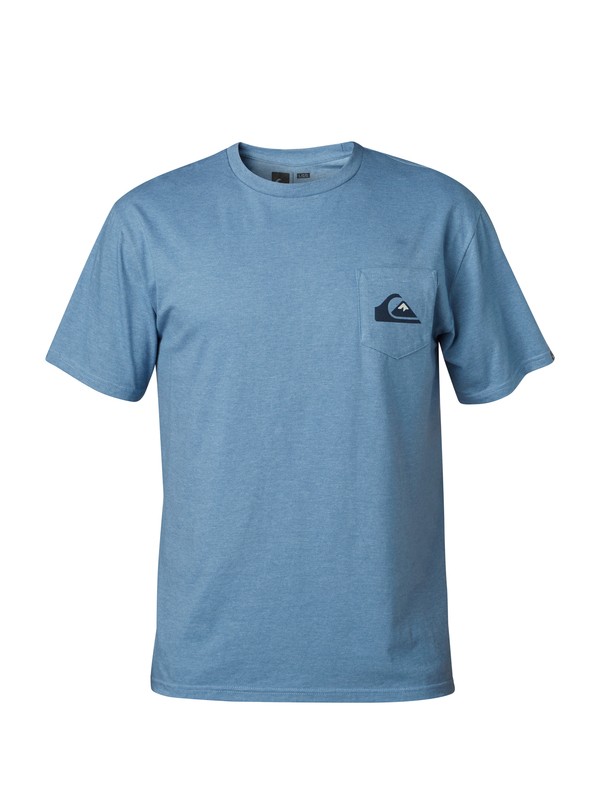 quiksilver, Small Wave Modern Fit T-Shirt, BLUESTONE HEATHER (bzjh) 0 Small Wave Modern Fit T-Shirt AQYZT03148 Quiksilver