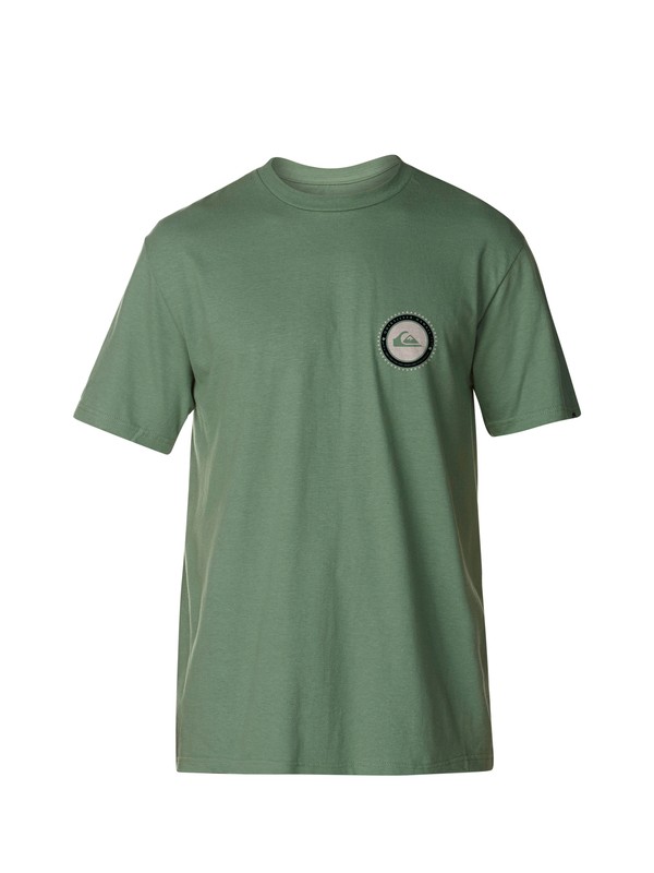 quiksilver, Coat of Arms T-Shirt, ELM GREEN (gpg0) 0 Coat of Arms T-Shirt AQYZT03168 Quiksilver