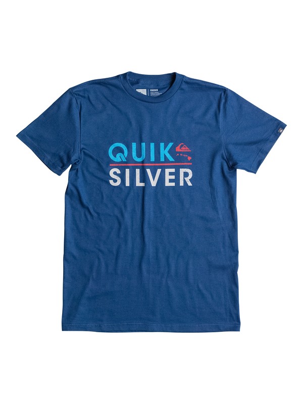 quiksilver, Top Turn Tee, ESTATE BLUE (bsw0) 0 Top Turn Tee AQYZT03175 Quiksilver