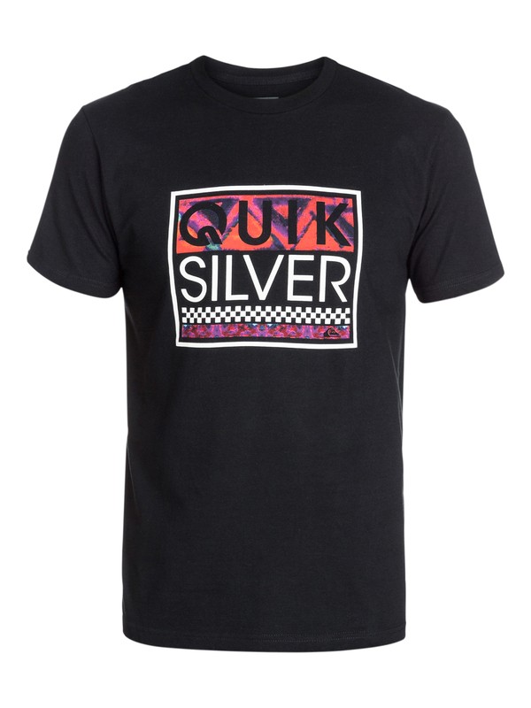 quiksilver, Blockhead Yardage T-Shirt, BLACK (kvj0) 0 Blockhead Yardage T-Shirt AQYZT03189 Quiksilver