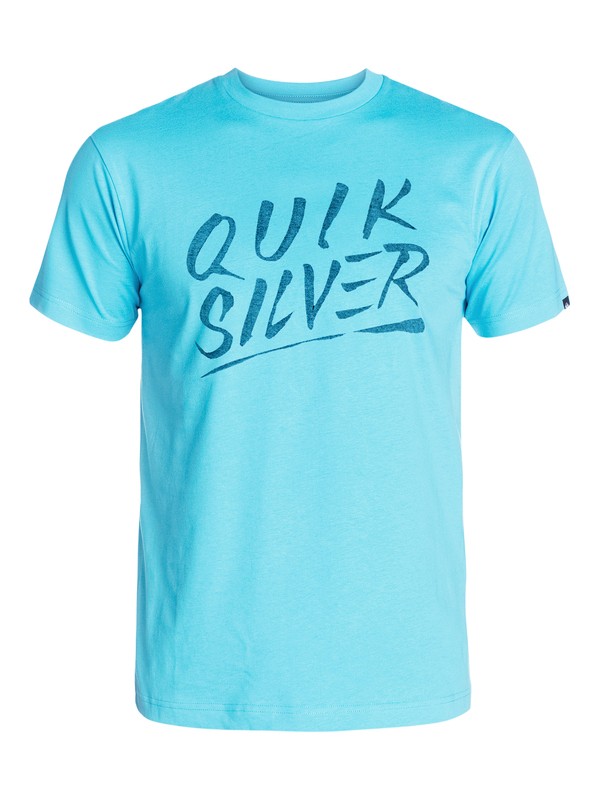 quiksilver, Slash Script T-Shirt, NORSE BLUE (bjf0) 0 Slash Script T-Shirt AQYZT03192 Quiksilver