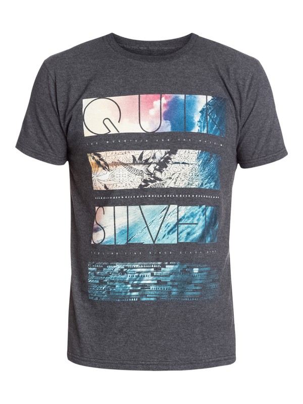 quiksilver, Stack City Modern Fit T-Shirt, CHARCOAL HEATHER (ktah) 0 Stack City Modern Fit T-Shirt AQYZT03211 Quiksilver