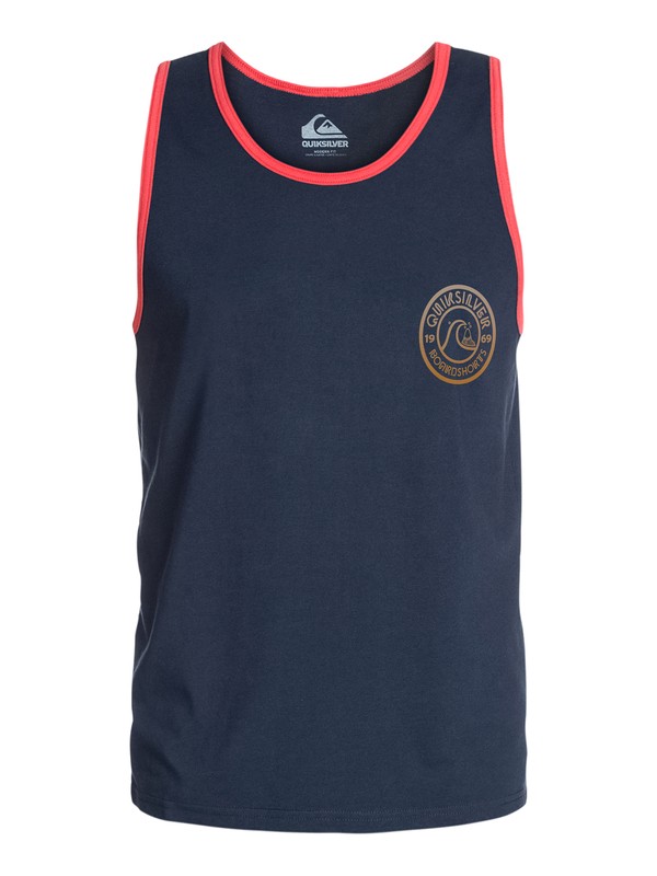 quiksilver, Faded Modern Fit Tank, NAVY BLAZER (byj0) 0 Faded Modern Fit Tank AQYZT03241 Quiksilver