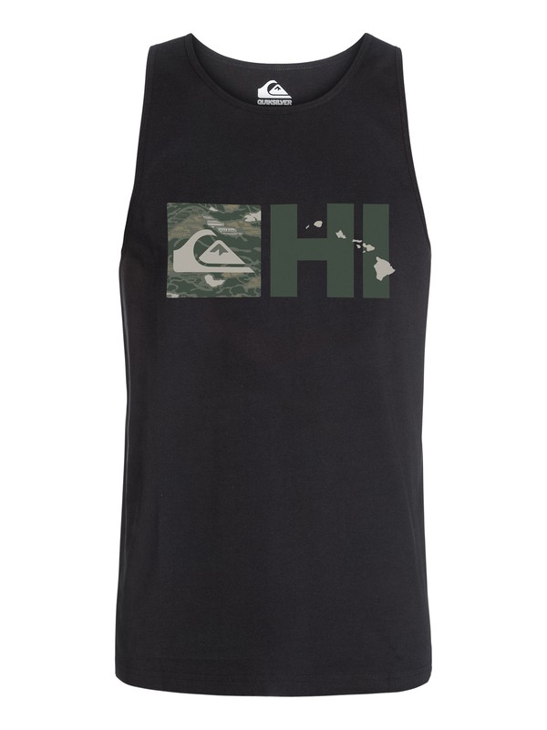 quiksilver, Hi Reflector Tank, BLACK (kvj0) 0 Hi Reflector Tank AQYZT03278 Quiksilver