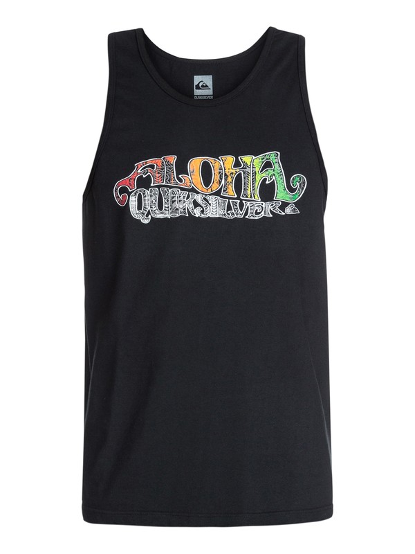 quiksilver, Aloha Dayz Tank, BLACK (kvj0) 0 Aloha Dayz Tank AQYZT03279 Quiksilver