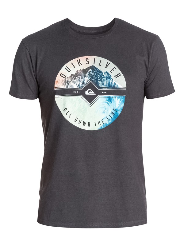 quiksilver, Twin Peaks T-Shirt, TARMAC (kta0) 0 Twin Peaks T-Shirt AQYZT03336 Quiksilver
