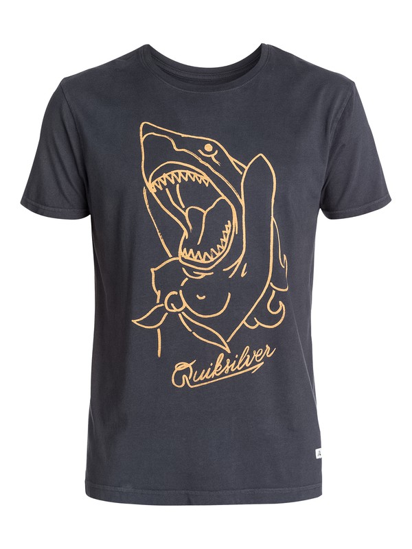 quiksilver, Maneater T-Shirt, TARMAC (kta0) 0 Maneater T-Shirt AQYZT03350 Quiksilver