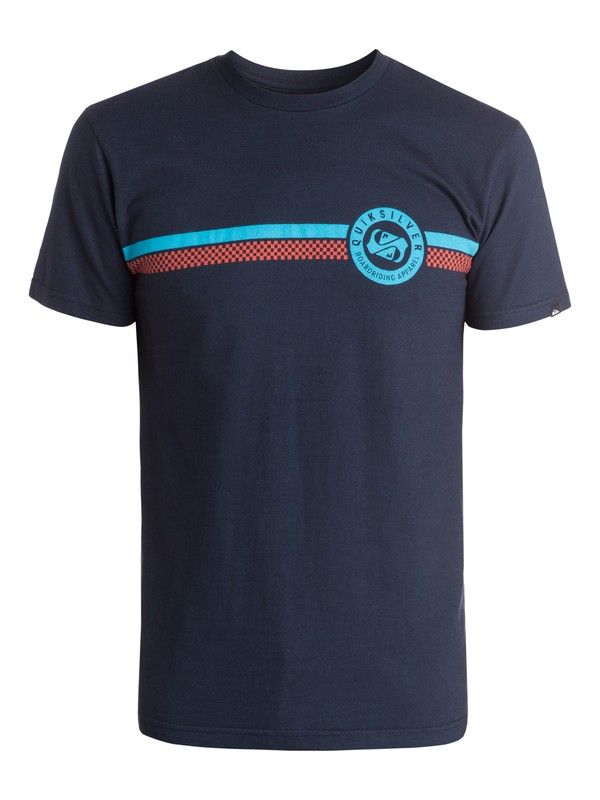 quiksilver, Finish Line Tee, NAVY BLAZER (byj0) 0 Finish Line Tee AQYZT03417 Quiksilver