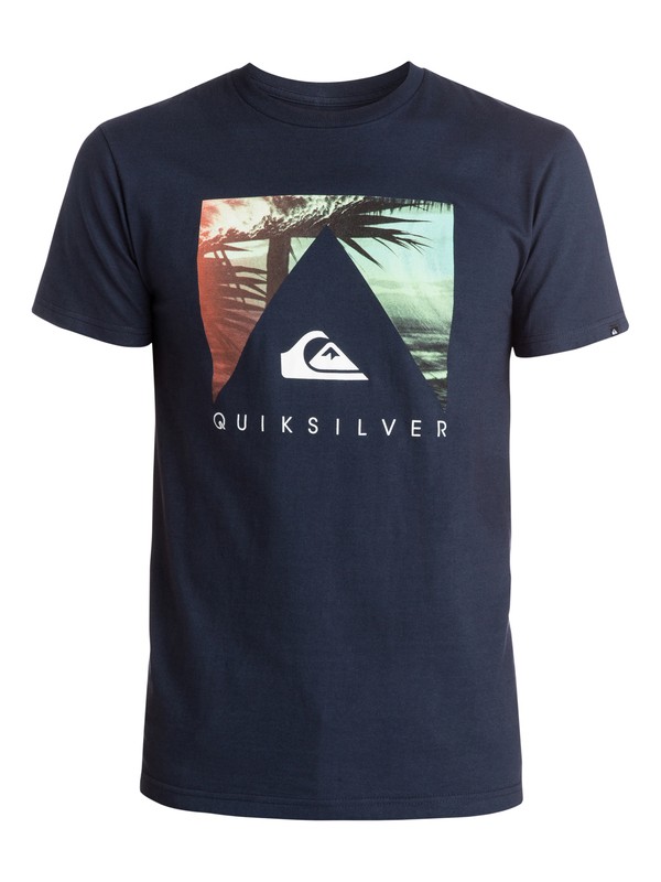 quiksilver, Camiseta Vanishing Point, NAVY BLAZER (byj0) 0 Camiseta Vanishing Point AQYZT03426 Quiksilver