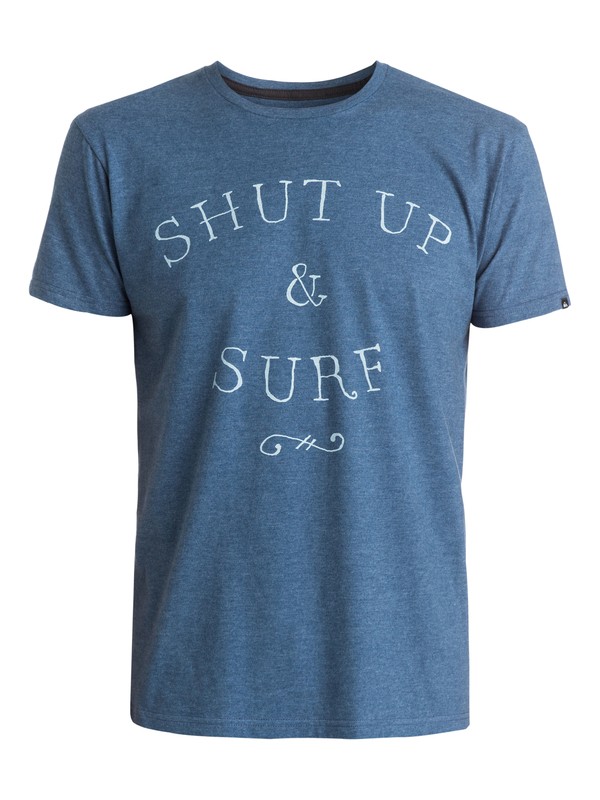 quiksilver, Just Surf Modern Fit Tee, DARK DENIM HEATHER (bsah) 0 Just Surf Modern Fit Tee AQYZT03433 Quiksilver