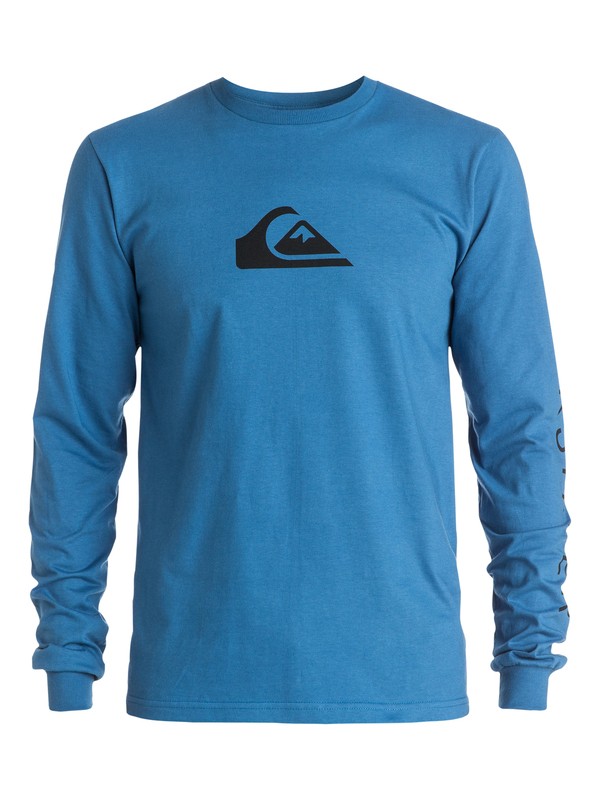 quiksilver, Logo Long Sleeve Tee, FEDERAL BLUE (bnc0) 0 Logo Long Sleeve Tee AQYZT03443 Quiksilver