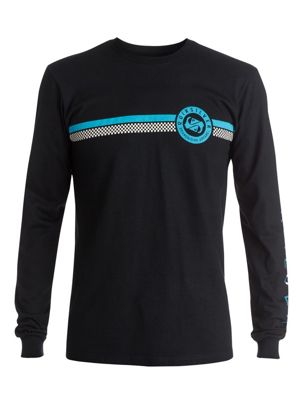 quiksilver, Finish Line Long Sleeve Tee, BLACK (kvj0) 0 Finish Line Long Sleeve Tee AQYZT03444 Quiksilver