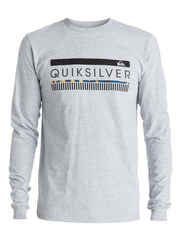quiksilver, In The Zone Long Sleeve Tee, ATHLETIC HEATHER (sgrh) 0 In The Zone Long Sleeve Tee AQYZT03445 Quiksilver