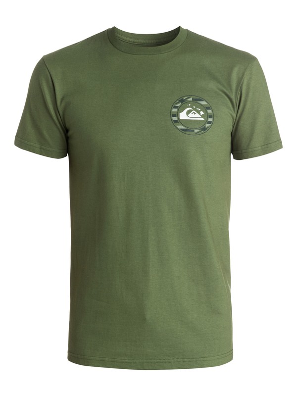 quiksilver, Flagged Tee, BRONZE GREEN (gqq0) 0 Flagged Tee AQYZT03481 Quiksilver
