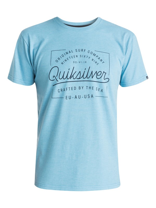 quiksilver, Crafted Modern Fit T-Shirt, NIAGARA HEATHER (bkth) 0 Crafted Modern Fit T-Shirt AQYZT03684 Quiksilver