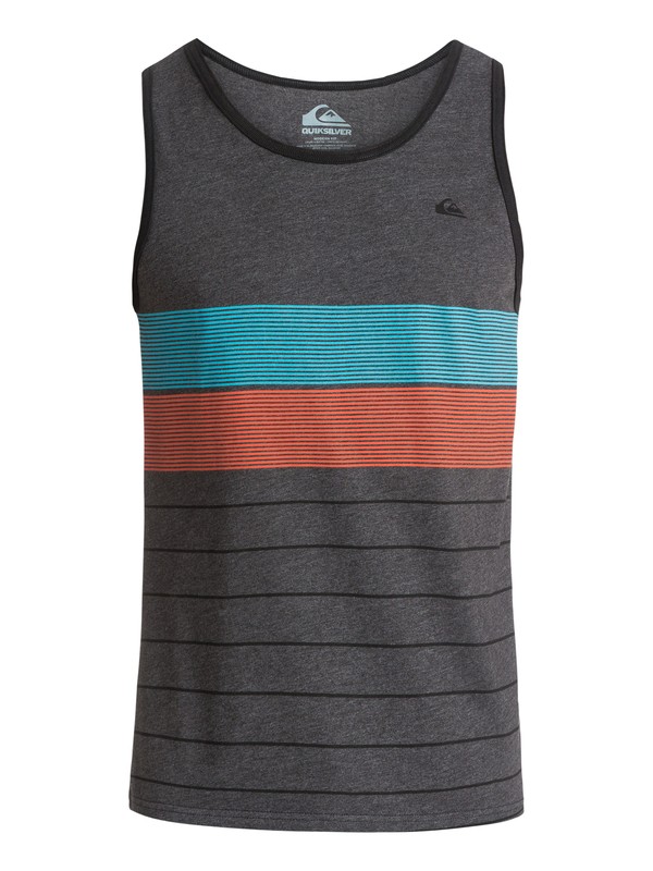 quiksilver, Lido Deck Tank, CHARCOAL HEATHER (ktah) 0 Lido Deck Tank AQYZT03709 Quiksilver