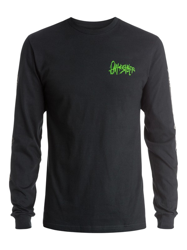 quiksilver, Neon Chaos Long Sleeve T-Shirt, BLACK (kvj0) 0 Neon Chaos Long Sleeve T-Shirt AQYZT03716 Quiksilver