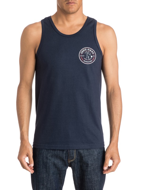 quiksilver, Aikau Mau Loa Tank, NAVY BLAZER (byj0) 0 Aikau Mau Loa Tank AQYZT03741 Quiksilver