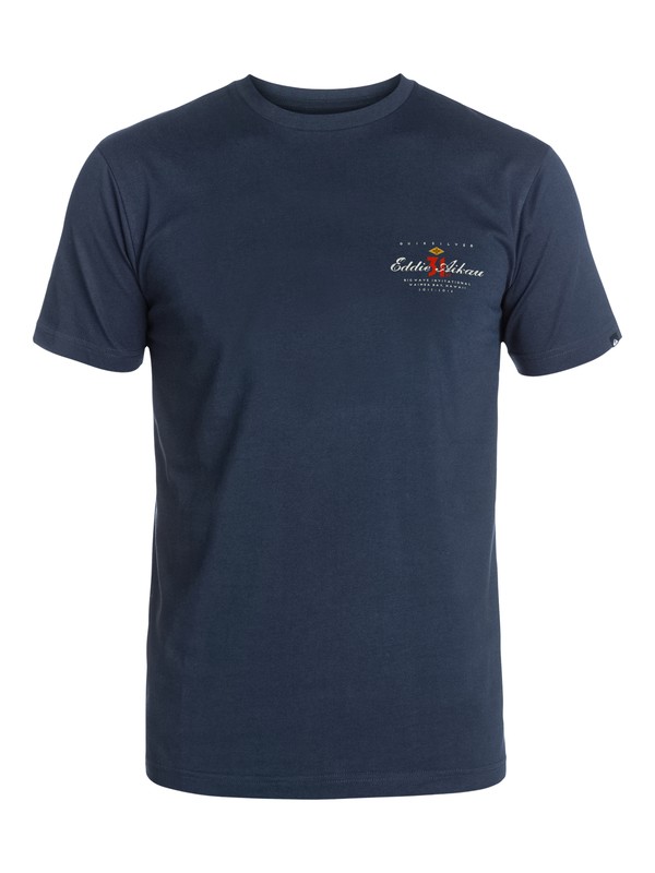 quiksilver, Eddie Poster T-Shirt, NAVY BLAZER (byj0) 0 Eddie Poster T-Shirt AQYZT03743 Quiksilver