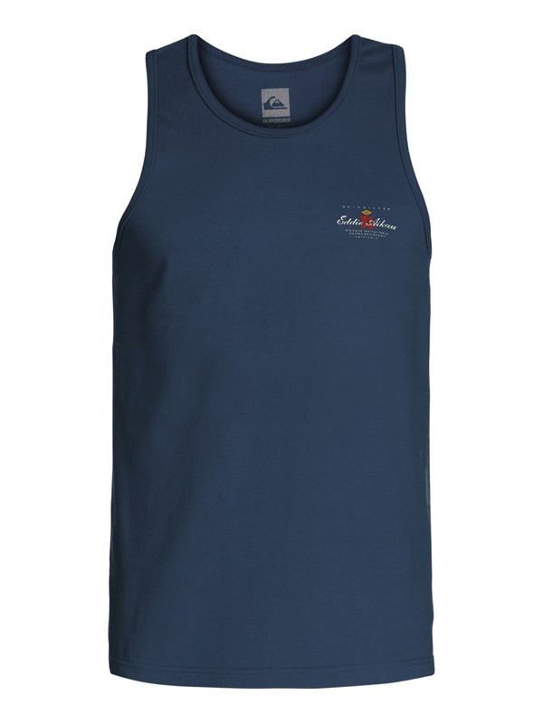 quiksilver, Eddie Poster Tank, NAVY BLAZER (byj0) 0 Eddie Poster Tank AQYZT03744 Quiksilver