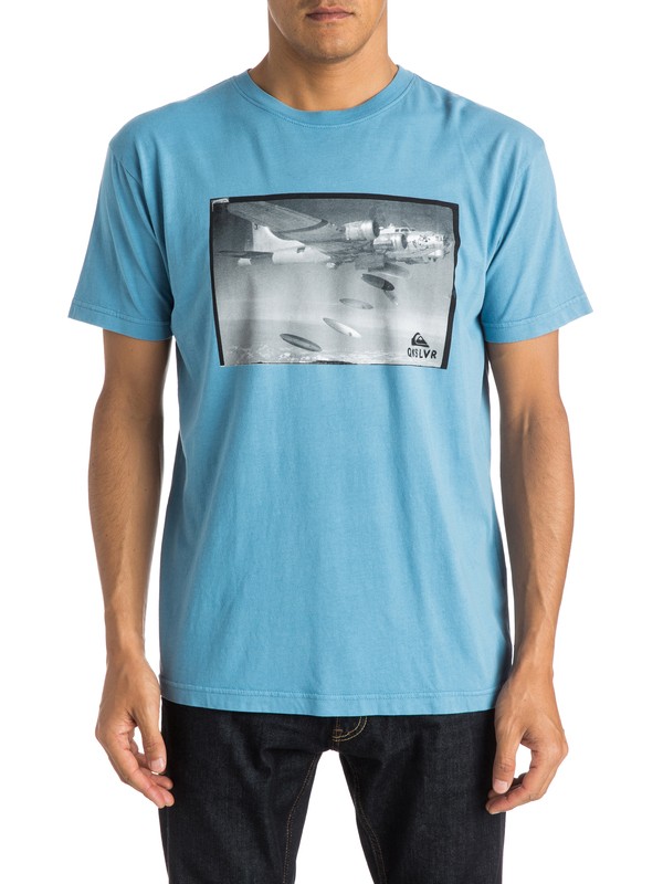 quiksilver, Drop Boards Modern Fit Tee, NIAGARA (bkt0) 0 Drop Boards Modern Fit Tee AQYZT03777 Quiksilver