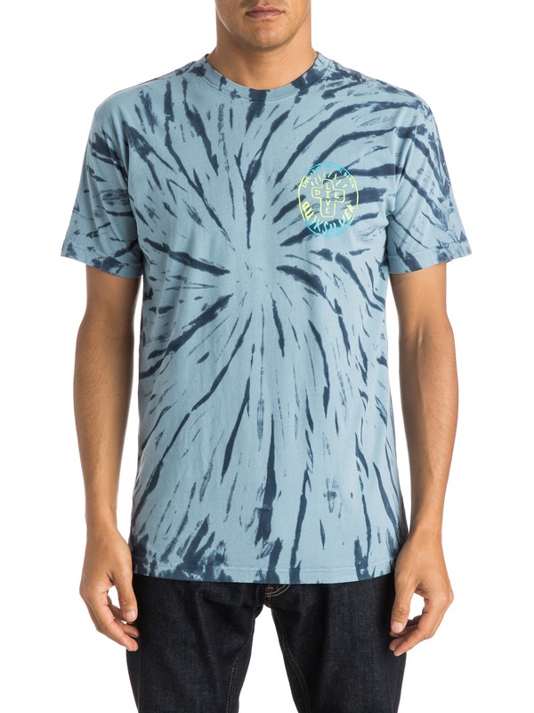 quiksilver, Live And Dye Modern Fit Tee, DARK DENIM (brq0) 0 Live And Dye Modern Fit Tee AQYZT03788 Quiksilver