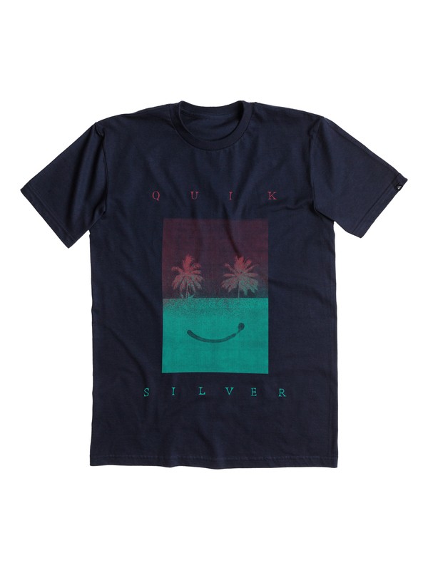quiksilver, Sad Is Better Tee, NAVY BLAZER (byj0) 0 Sad Is Better Tee AQYZT03802 Quiksilver