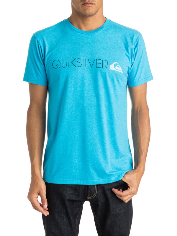 quiksilver, Transit Lane - T-Shirt, DIVA BLUE HEATHER (bneh) 0 Transit Lane - T-Shirt AQYZT03807 Quiksilver