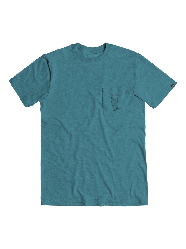 quiksilver, Cemetery - T-Shirt, BISCAY BAY (bpw0) 0 Cemetery - T-Shirt AQYZT03816 Quiksilver