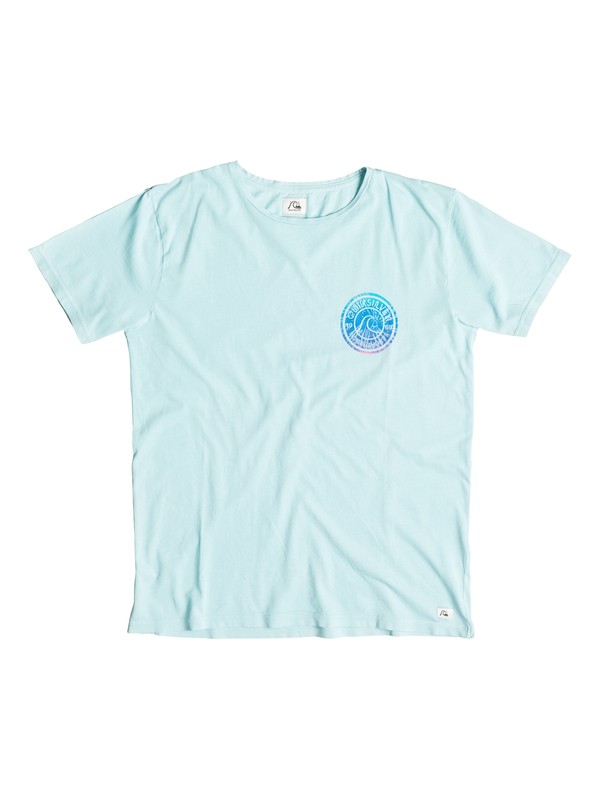 quiksilver, Spiral Modern Fit Tee, TOURMALINE (bhj0) 0 Spiral Modern Fit Tee AQYZT03961 Quiksilver