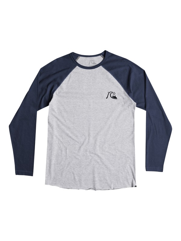 quiksilver, Bubble Rio Modern Fit Raglan Tee, DARK DENIM (brq0) 0 Bubble Rio Modern Fit Raglan Tee AQYZT03963 Quiksilver