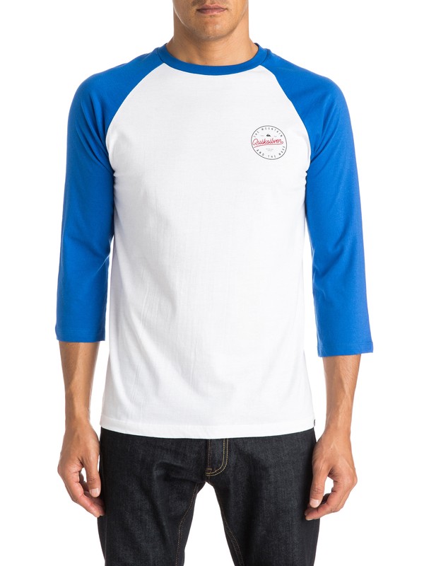 quiksilver, Scriptville Modern Fit Raglan Tee, TURKISH SEA (bqs0) 0 Scriptville Modern Fit Raglan Tee AQYZT03964 Quiksilver
