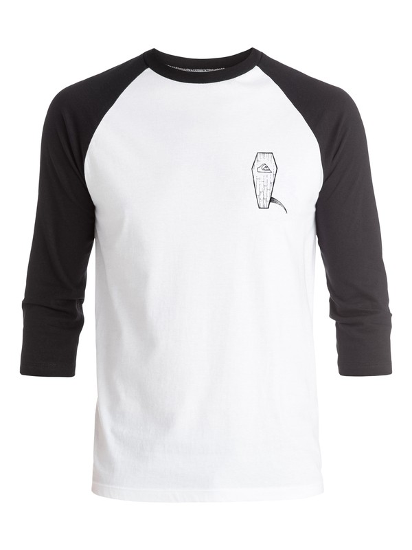 quiksilver, Cemetery Modern Fit Raglan Tee, BLACK (kvj0) 0 Cemetery Modern Fit Raglan Tee AQYZT03965 Quiksilver