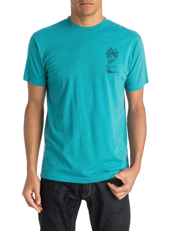 quiksilver, High Tide T-Shirt, BISCAY BAY (bpw0) 0 High Tide T-Shirt AQYZT03985 Quiksilver