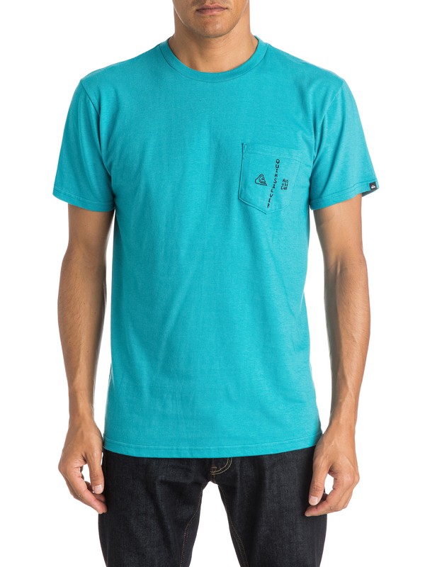 quiksilver, Spinner PocketT-Shirt, BISCAY BAY (bpw0) 0 Spinner PocketT-Shirt AQYZT03988 Quiksilver