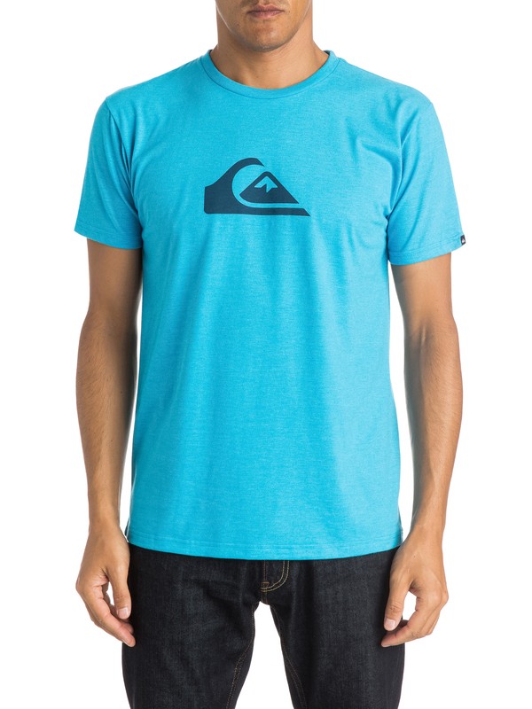 quiksilver, Mountain Wave - T-Shirt, DIVA BLUE HEATHER (bneh) 0 Mountain Wave - T-Shirt AQYZT03992 Quiksilver