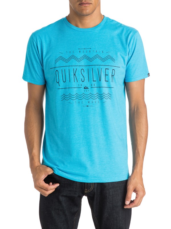 quiksilver, MTW T-Shirt, DIVA BLUE HEATHER (bneh) 0 MTW T-Shirt AQYZT03994 Quiksilver