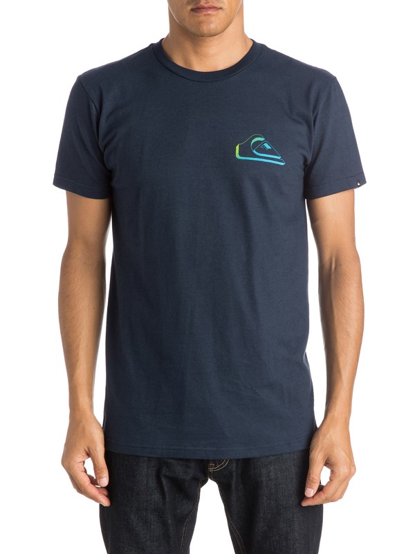 quiksilver, Sprayed In T-Shirt, NAVY BLAZER (byj0) 0 Sprayed In T-Shirt AQYZT04000 Quiksilver