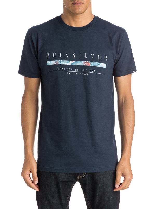 quiksilver, Static T-Shirt, NAVY BLAZER (byj0) 0 Static T-Shirt AQYZT04003 Quiksilver