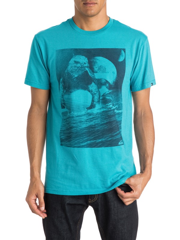 quiksilver, King Lizard - T-Shirt, BISCAY BAY (bpw0) 0 King Lizard - T-Shirt AQYZT04005 Quiksilver