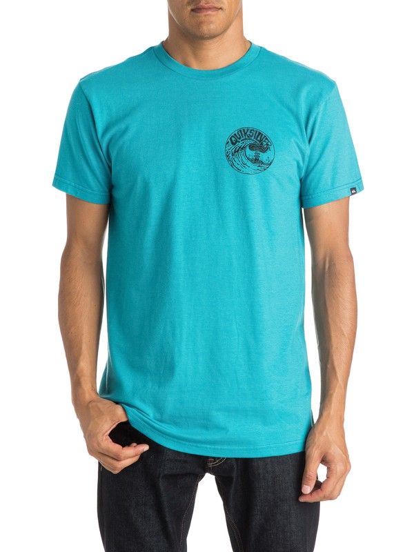 quiksilver, Fission T-Shirt, BISCAY BAY (bpw0) 0 Fission T-Shirt AQYZT04007 Quiksilver