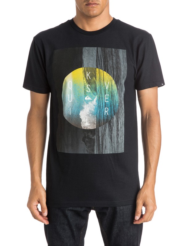 quiksilver, Vertical Drop T-Shirt, BLACK (kvj0) 0 Vertical Drop T-Shirt AQYZT04009 Quiksilver